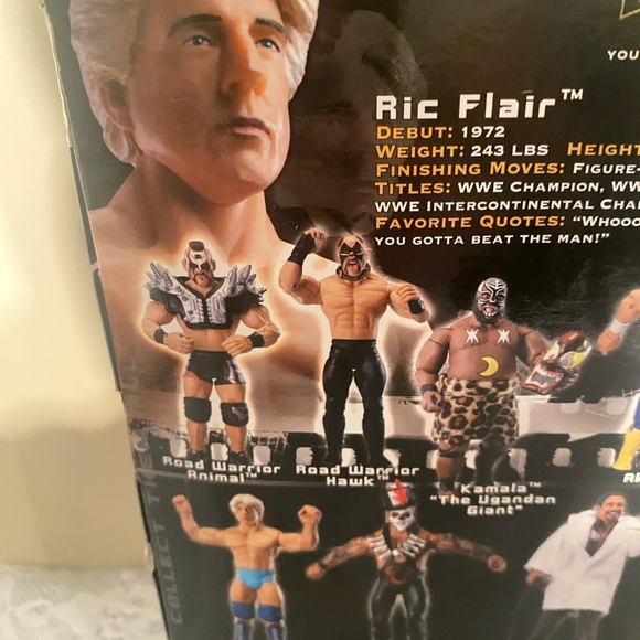 WWE Classic Superstars Ric Flair New Jakks 2005 Series 9 Blue Robe - Picture 11 of 11